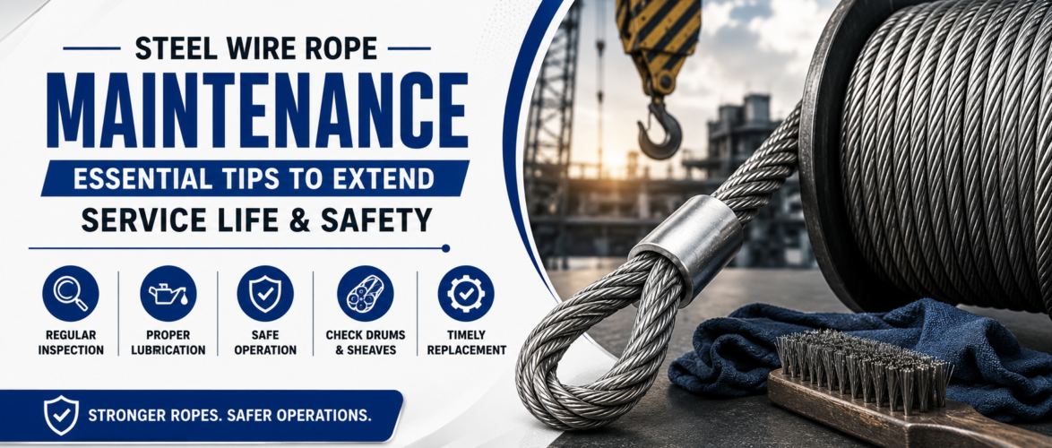 Steel Wire Rope Maintenance: Essential Tips to Extend Service Life and Safety