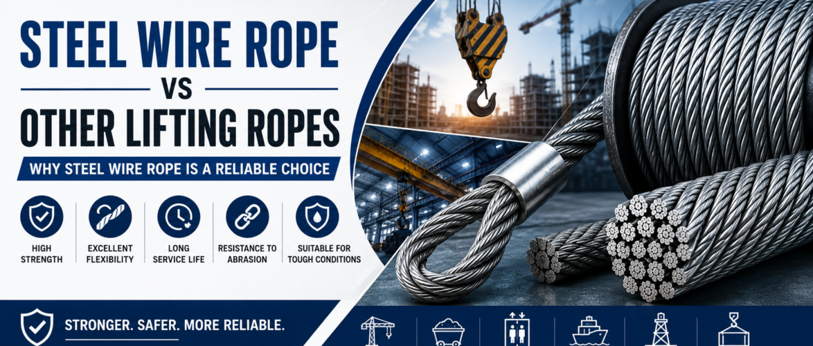Steel Wire Rope vs Other Lifting Ropes: Why Steel Wire Rope Is a Reliable Choice